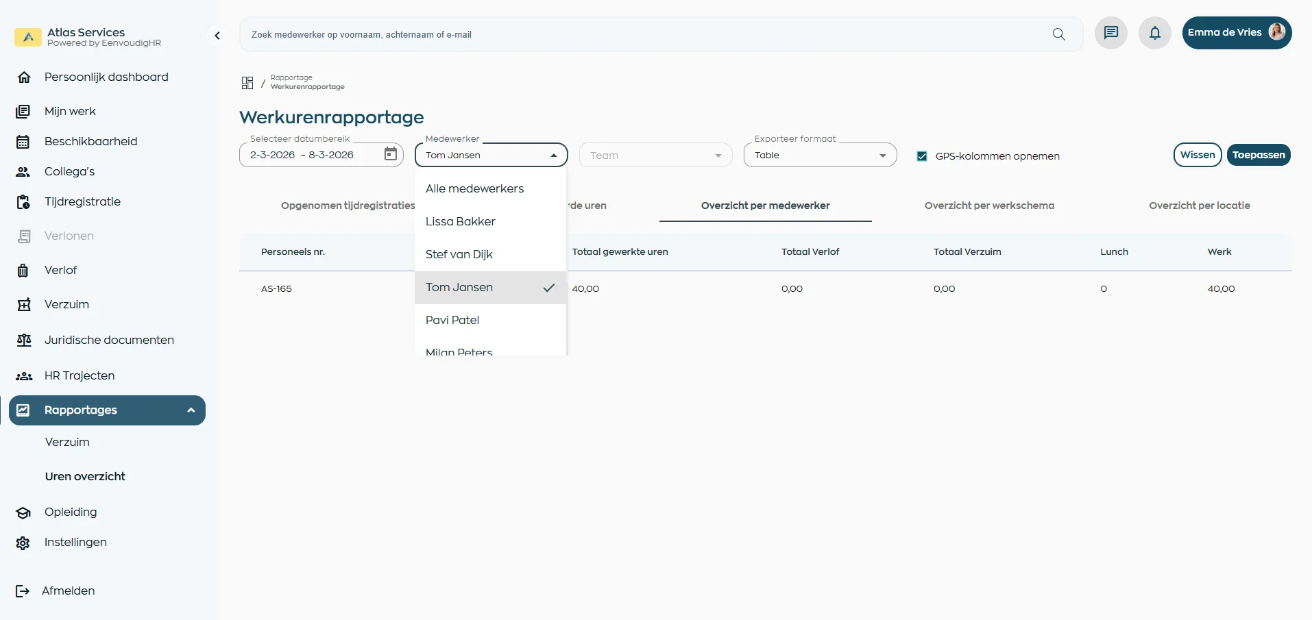 Synchronize data with payroll software